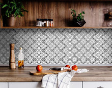 Black And White Silo Peel And Stick Removable Tiles - 4