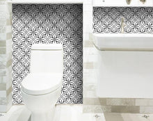 Black And White Silo Peel And Stick Removable Tiles - 4