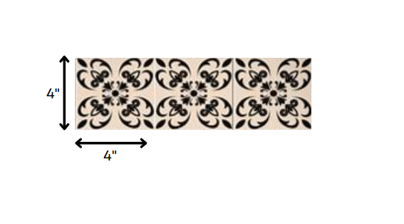 Mini Orchid Peel And Stick Removable Tiles - 4" x 4"