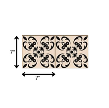 Mini Orchid Peel And Stick Removable Tiles - 4