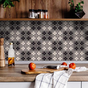 4" X 4" The Clover Peel And Stick Removable Tiles