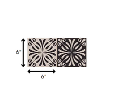 Cinnamon Swirl Peel And Stick Removable Tiles - 4