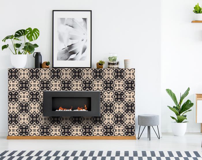 4" X 4" The Sheep Peel And Stick Removable Tiles