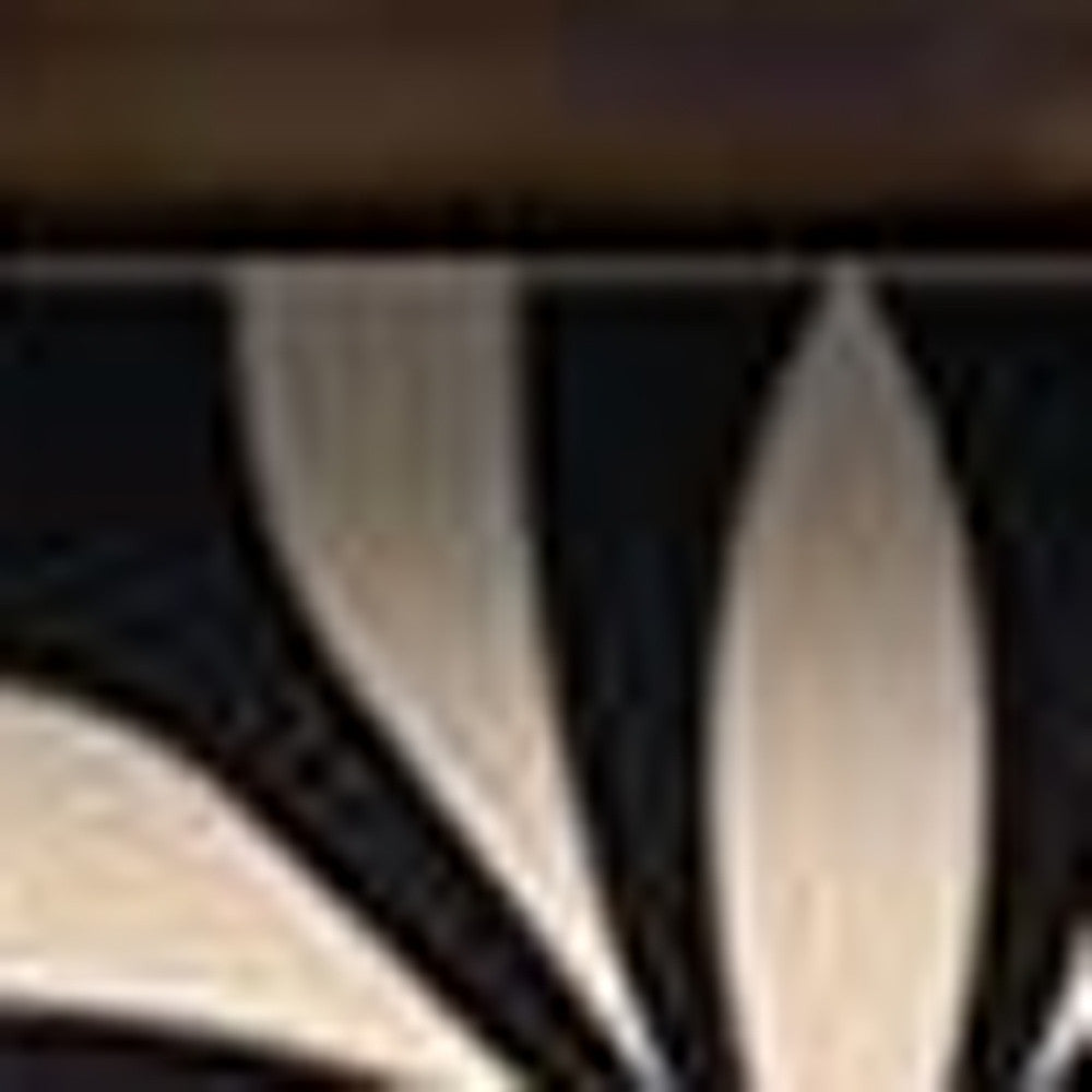 Intertwined Black And Cream Peel And Stick Removable Tiles - 4" x 4"