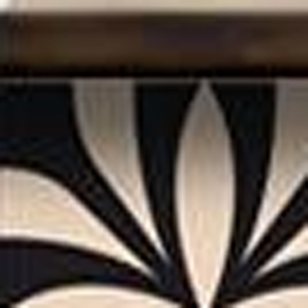 Intertwined Black And Cream Peel And Stick Removable Tiles - 4" x 4"