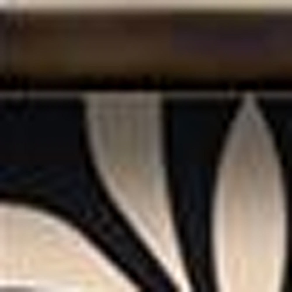 Intertwined Black And Cream Peel And Stick Removable Tiles - 4" x 4"