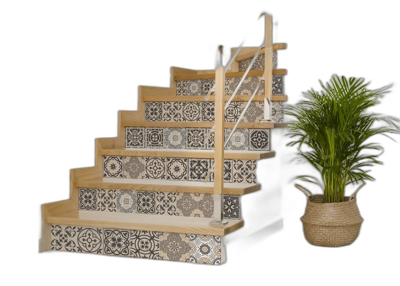 4" X 4" Espresso Brown Mosaic Peel And Stick Removable Tiles