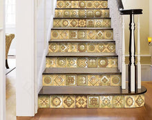 Vintage Beige And White Peel And Stick Removable Tiles 4