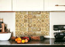 Vintage Beige And White Peel And Stick Removable Tiles 4