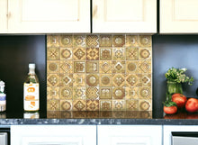 Vintage Beige And White Peel And Stick Removable Tiles 4