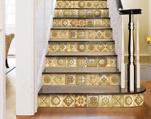 Vintage Beige And White Peel And Stick Removable Tiles 4