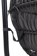 Basket Weave Gray Hanging Chair