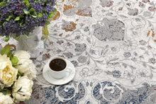 5” X 8” Gray Abstract Patterns Area Rug