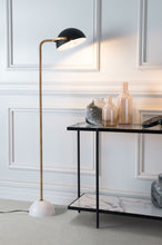 Black and Gold with White Marble Floor Lamp 61