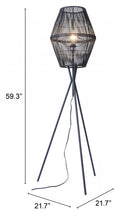 Nest Floor Lamp Black