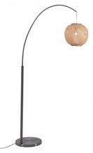 Natural Cozy Arching Floor Lamp
