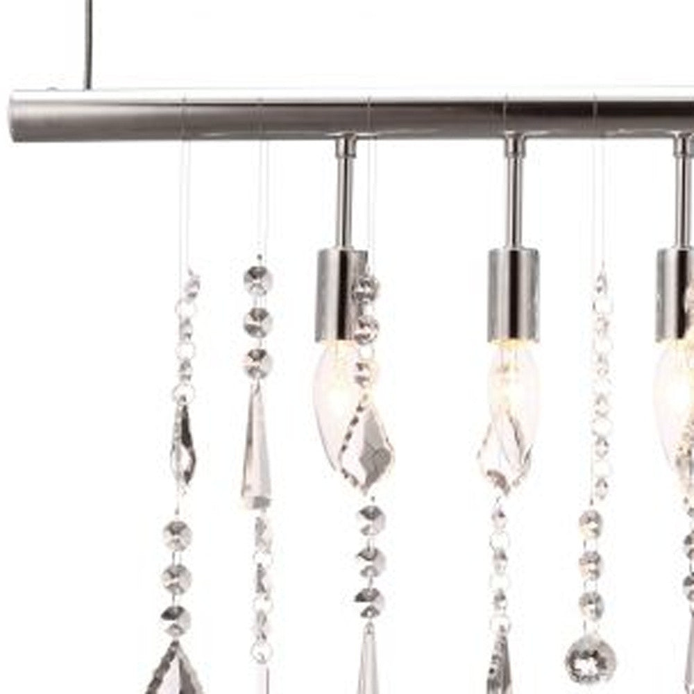 Modern Glam Icicle Chandelier
