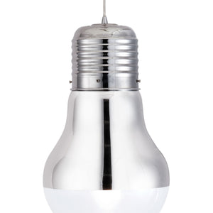 Silver Bulb Ceiling Lamp
