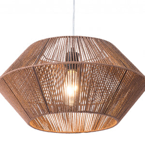 Brown Dashy Ceiling Lamp