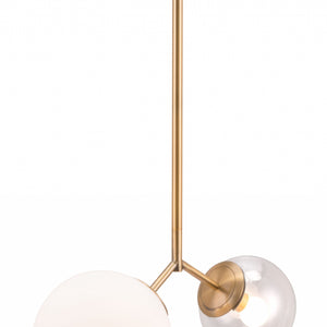 Gold Solar Eclipse Ceiling Lamp