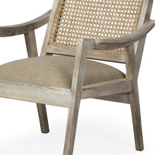 Wooden Chair With Cane Mesh Backrest