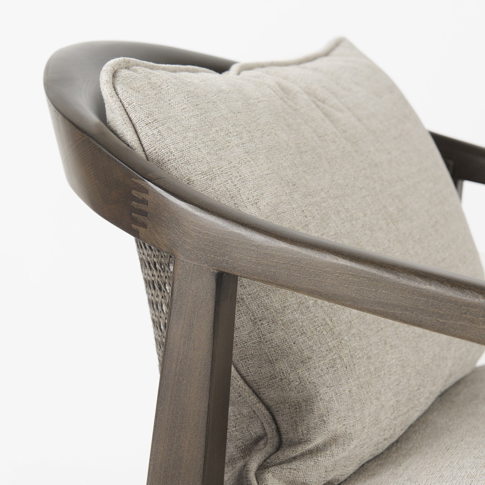 Fusion Light Cane Back Arm Chair