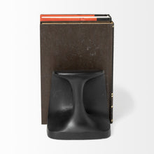 Cobbler's Tool Matte Black Metal Bookends