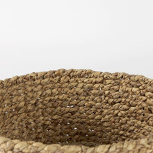 Set Of Three Two Tone Wicker Storage Baskets