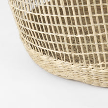 Set Of Three Round Wicker Storage Baskets