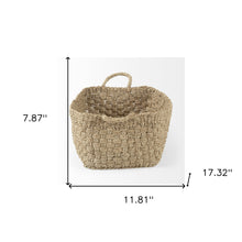 Set Of Three Weaved Wicker Storage Baskets