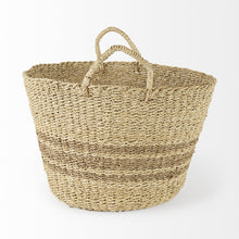 Set Of Two Detailed Wicker Storage Baskets