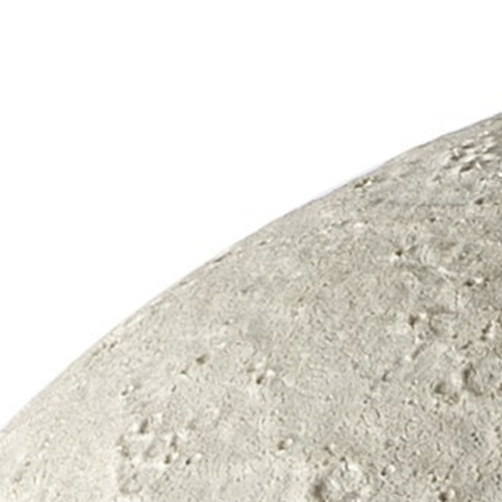 Wide White Textrured Ceramic Vase