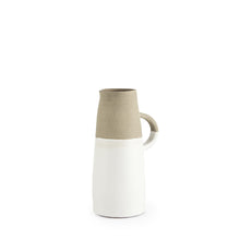 Rustic Organic White And Natural Decorative Jug 10