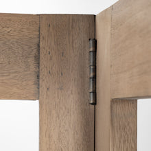 Light Brown Wooden Corner Shelving Unit