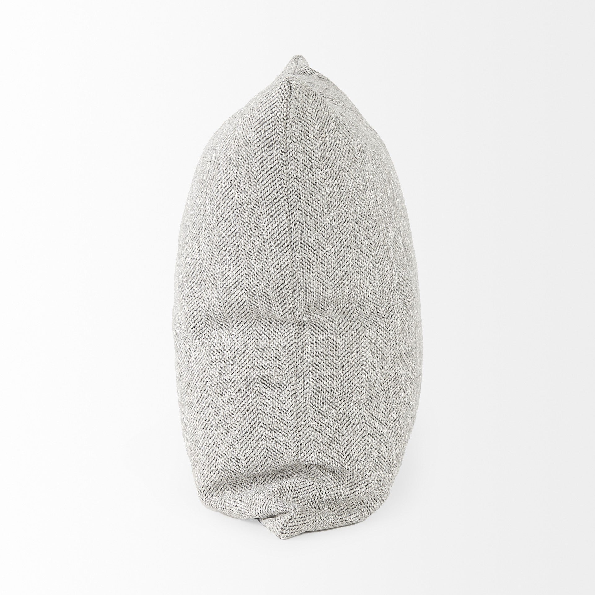 灰灰色籃式編織抱枕