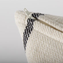 Black And Beige Plaid Square Accent Cover