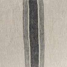 Beige And Black Striped Lumbar Pillow Cover