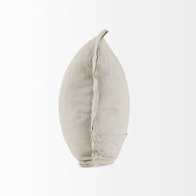 奶油色鑲邊枕套