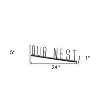 Black Metal Our Nest Sign