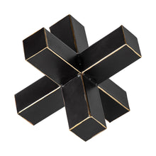 Jumbo Black And Gold Metal Decroative Jack