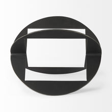 Black Metal Geometric Decor Piece