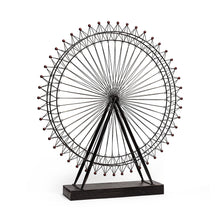 Metal And Wood London Eye Moveable Sculpture