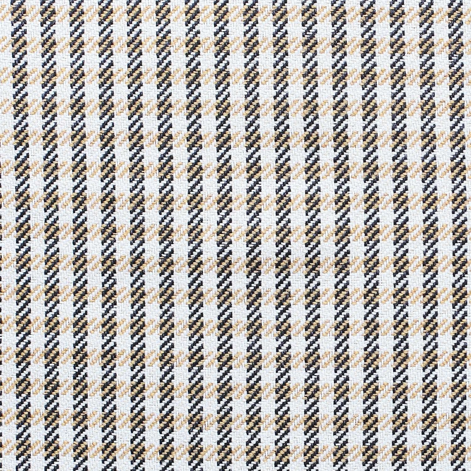 Set Of 4 Tan And Black Center Lumbar Pillow Covers