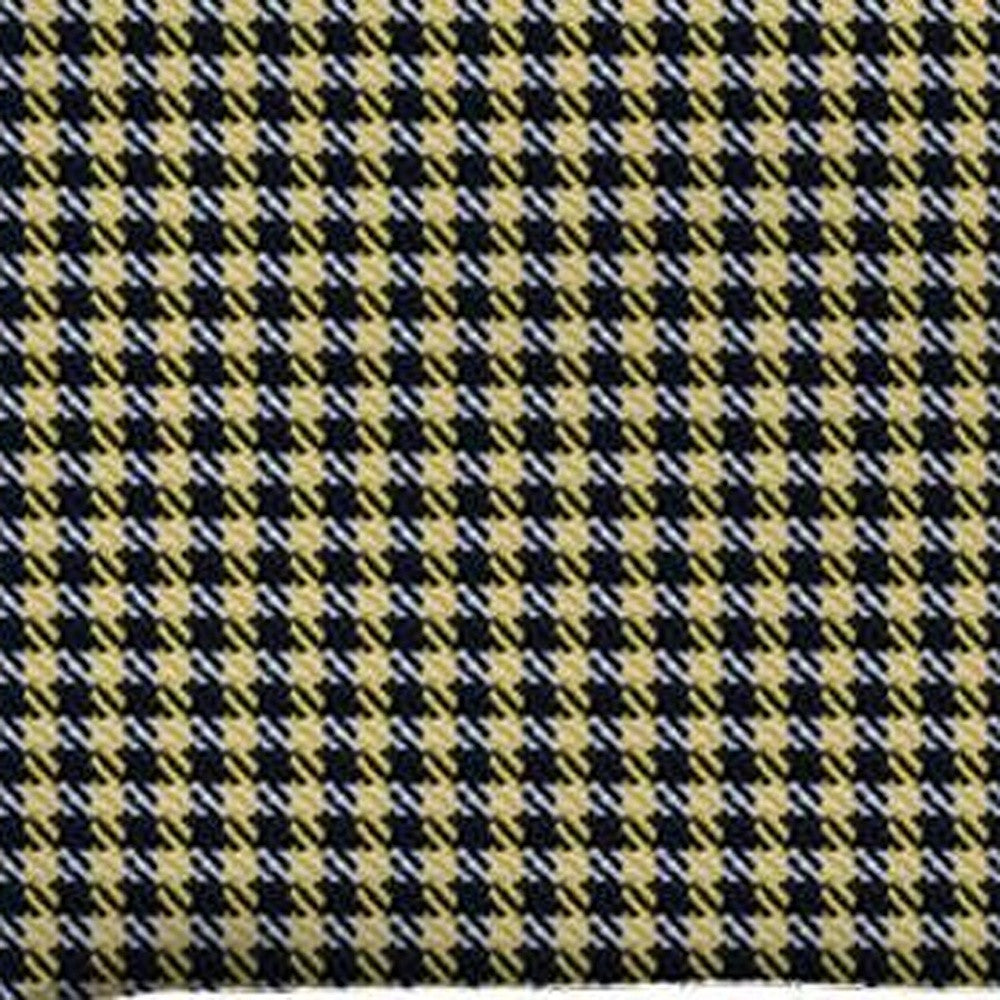 Set Of 2 Yellow Houndstooth Lumbar Pillow Covers