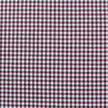 Set Of 2 Red And Black Houndstooth Pillow Covers