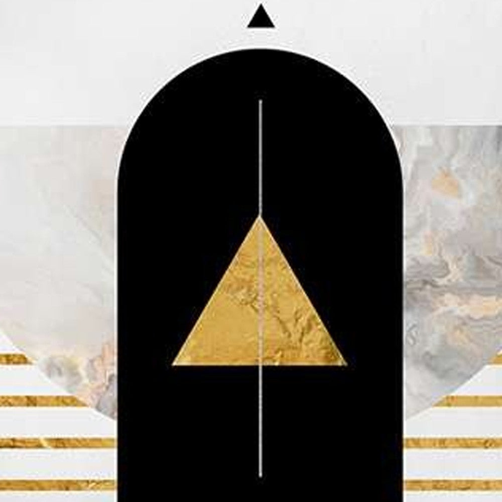 Juego De 2 Fundas De Almohada Con Estampado Geométrico Amarillo