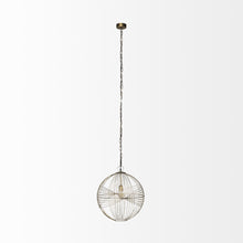 Gold Metal Globe Hanging Light