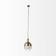 Gold Metal Sphere Pendant Hanging Light
