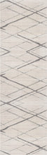 Gray Modern Abstract Pattern Runner Rug - 2’ x 10’