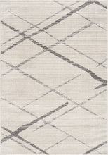 Gray Modern Abstract Pattern Runner Rug - 2’ x 10’